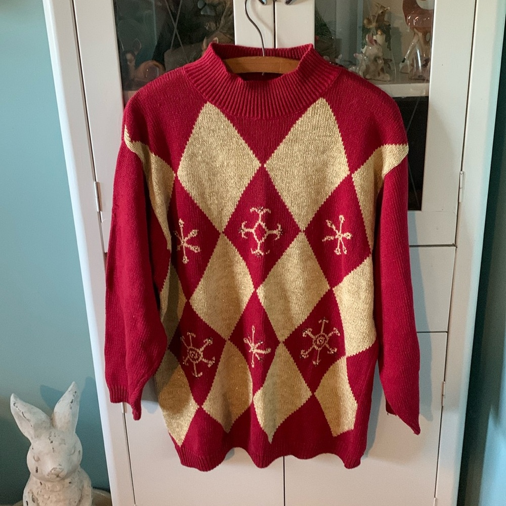 Chrysantheme sz 14/16 vintage sweater euc